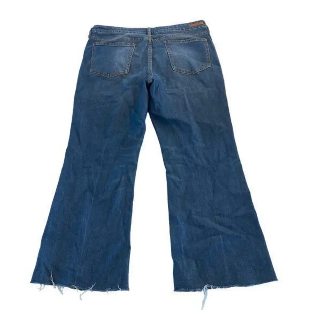 Pilcro and the Letterpress High-Rise Flare Cropped Jeans size‎ 31 Petite